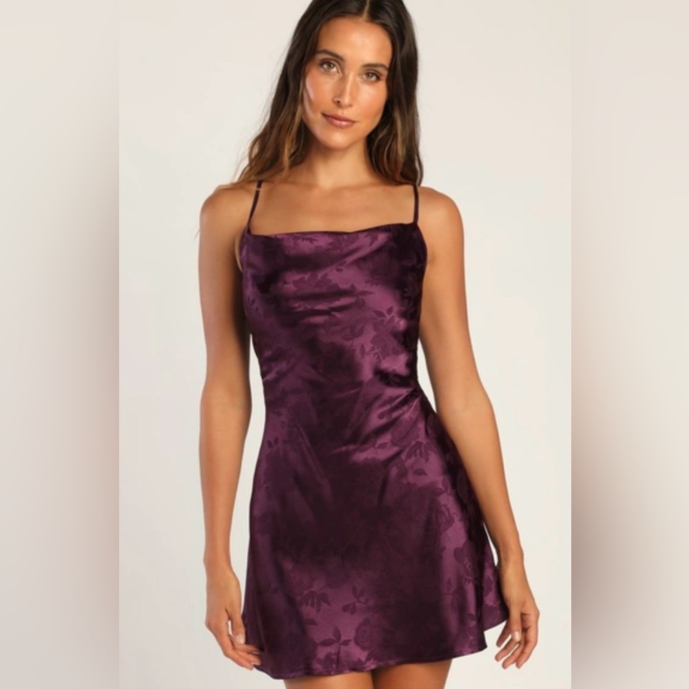 Lulu's Deep Purple Dress